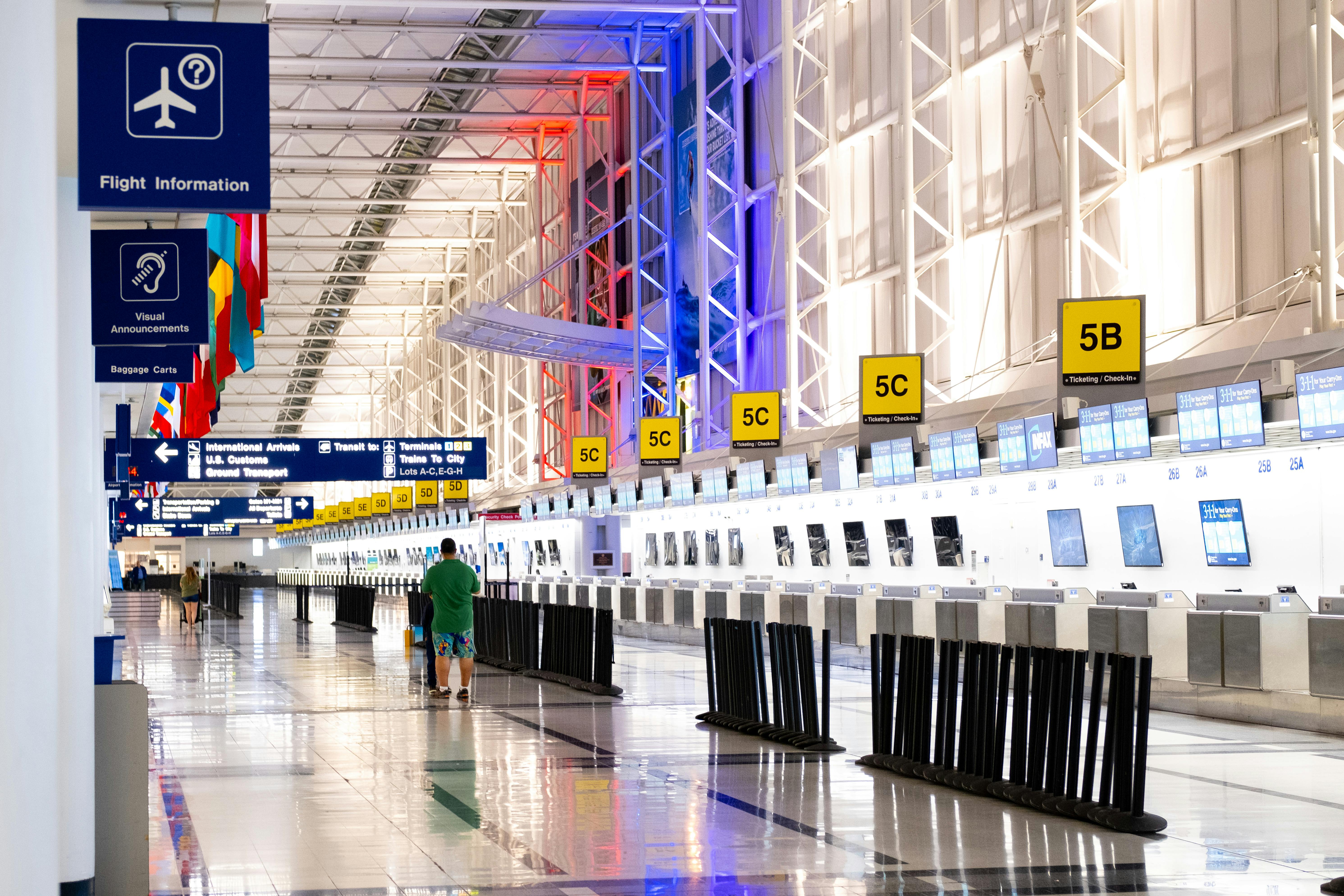Airport interior