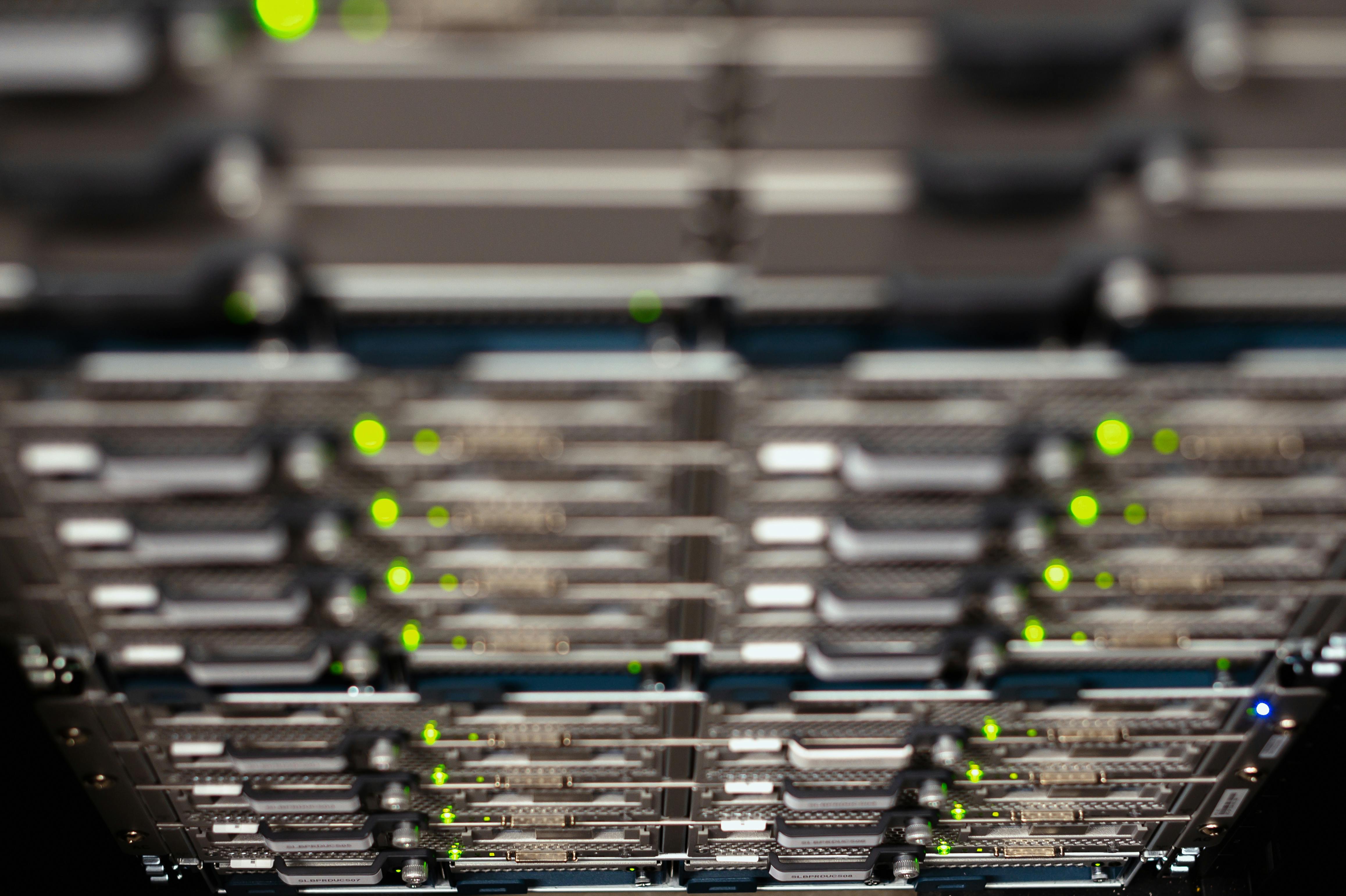 Racked servers
