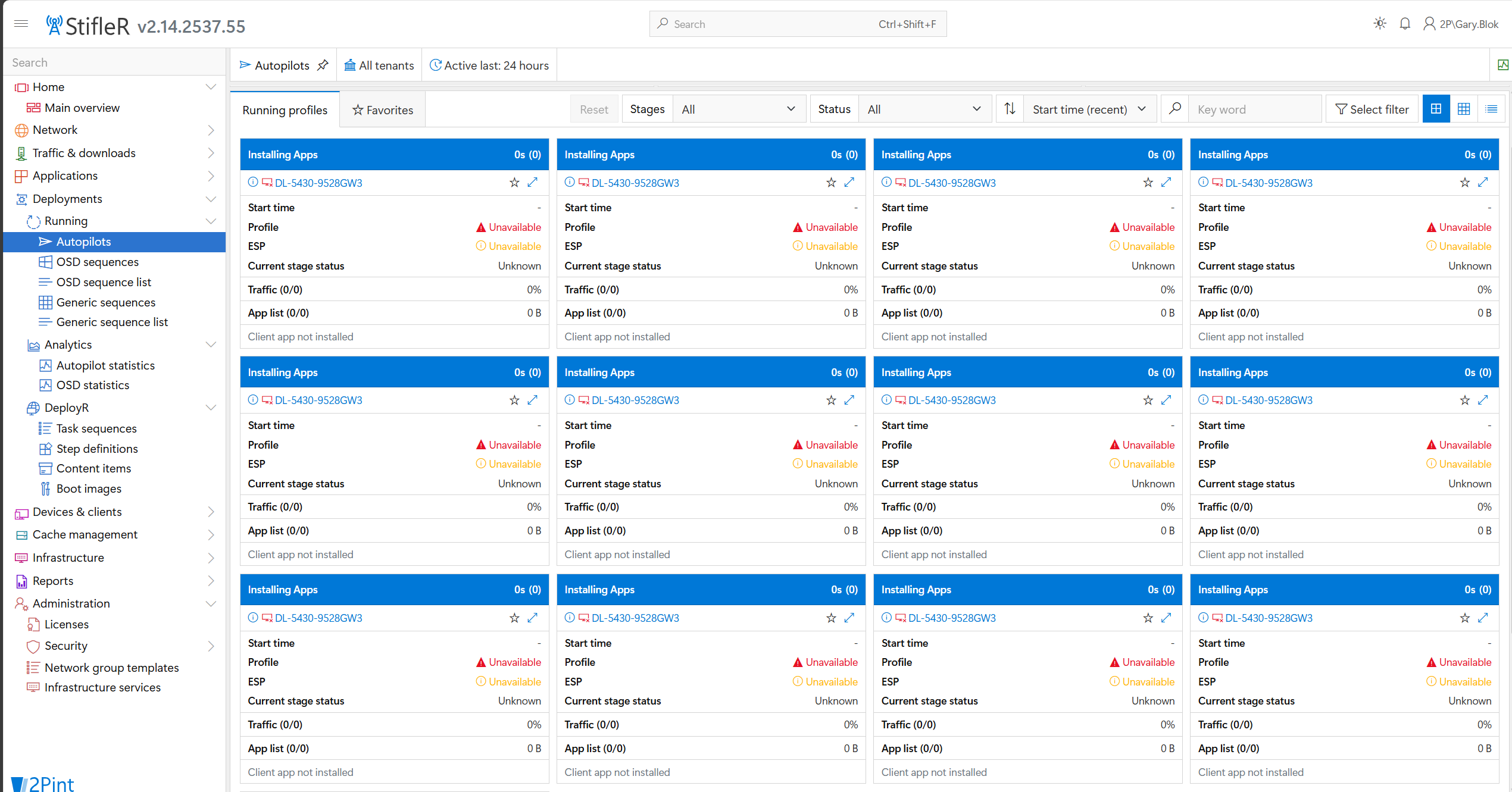 DeployR integrates with the 2Pint Software suite