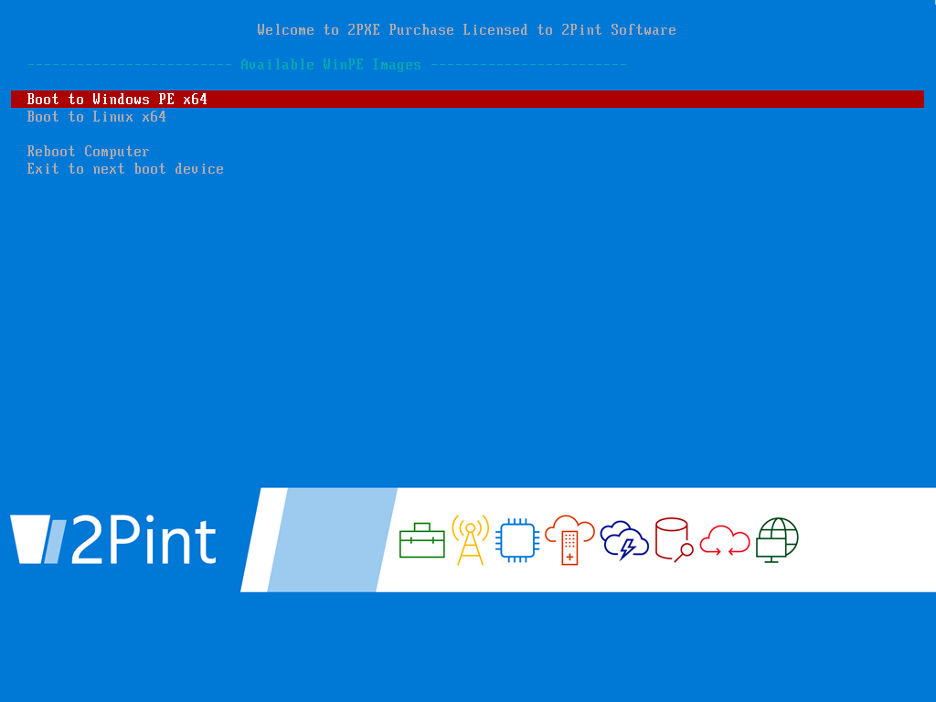 DeployR integrates with the 2Pint Software suite