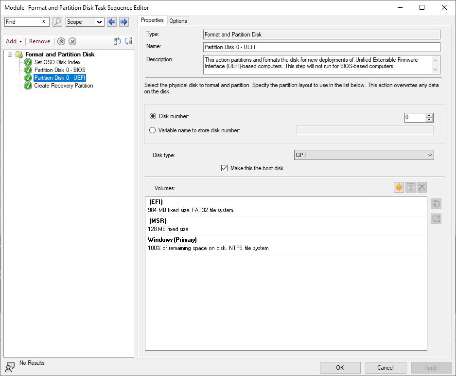 Format and Partition Disk - a Reusable TS Module